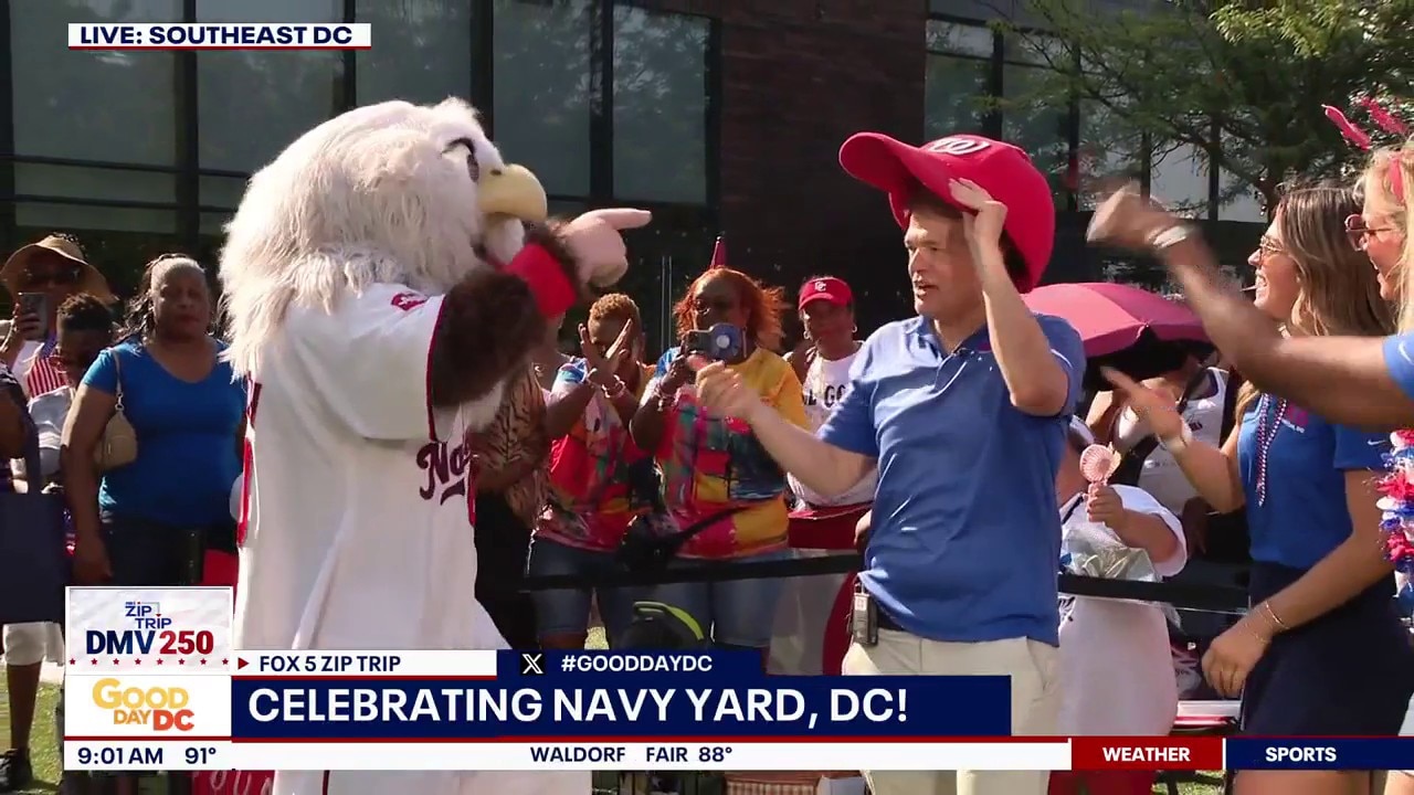 Partying at Navy Yard with Screech!