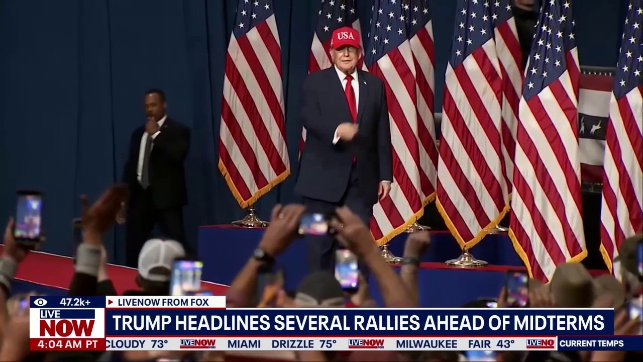 President Trump headlines rallies ahead of midterms
