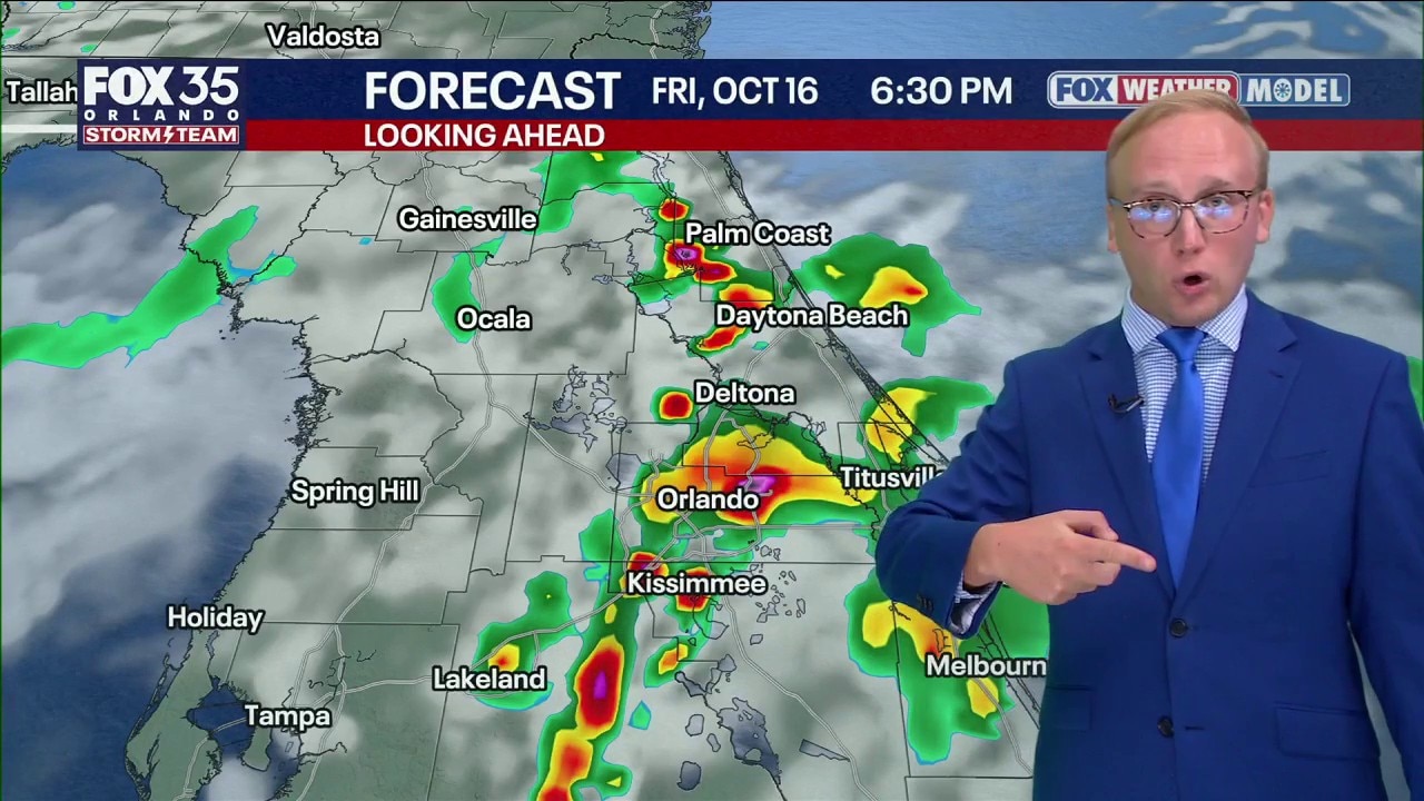 Orlando Weather Forecast: Tracking Friday Storms, Cold Front