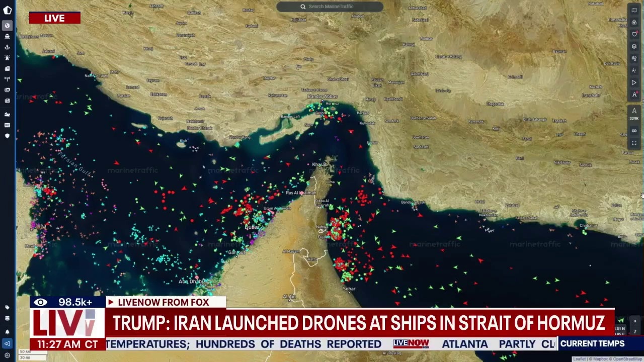 Trump reacts to Iranian drone attack in Strait of Hormuz