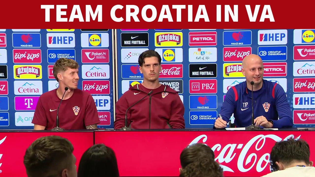 Team Croatia training in Northern Virginia for World Cup