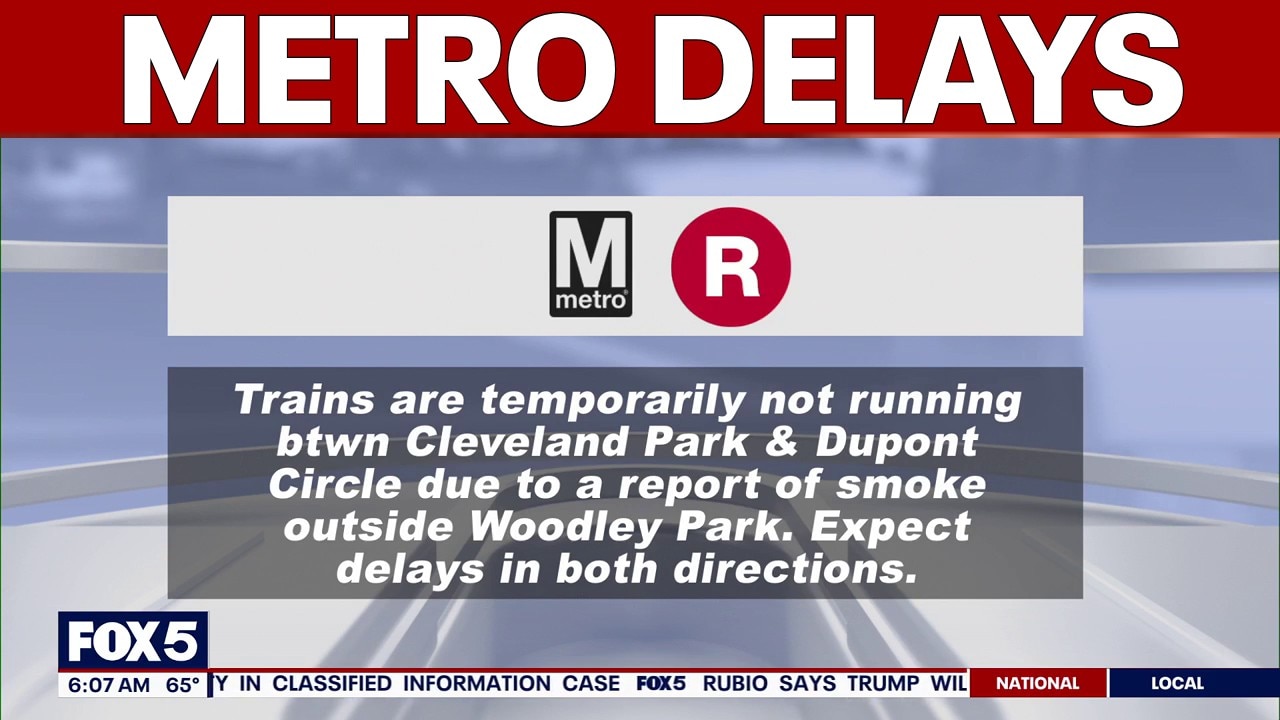 Metro delays after report of smoke outside Woodley Park station | FOX 5 AT 4AM 