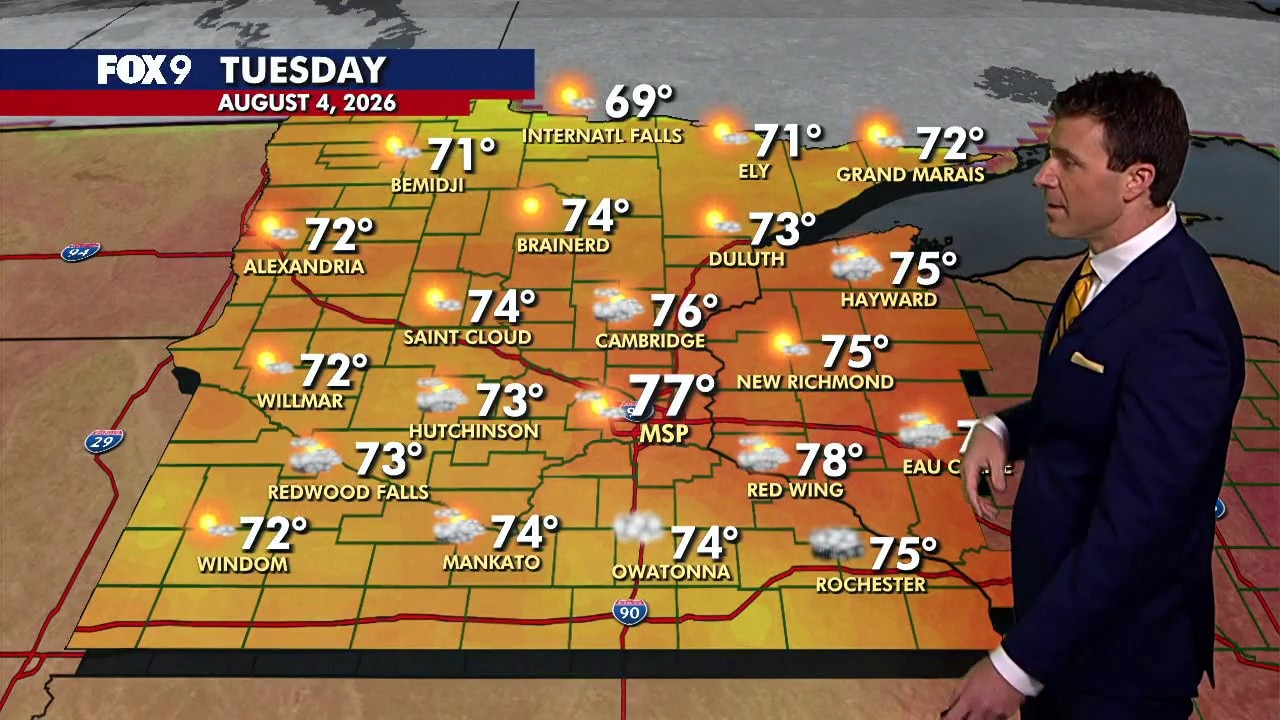 MN weather: Tuesday afternoon forecast update