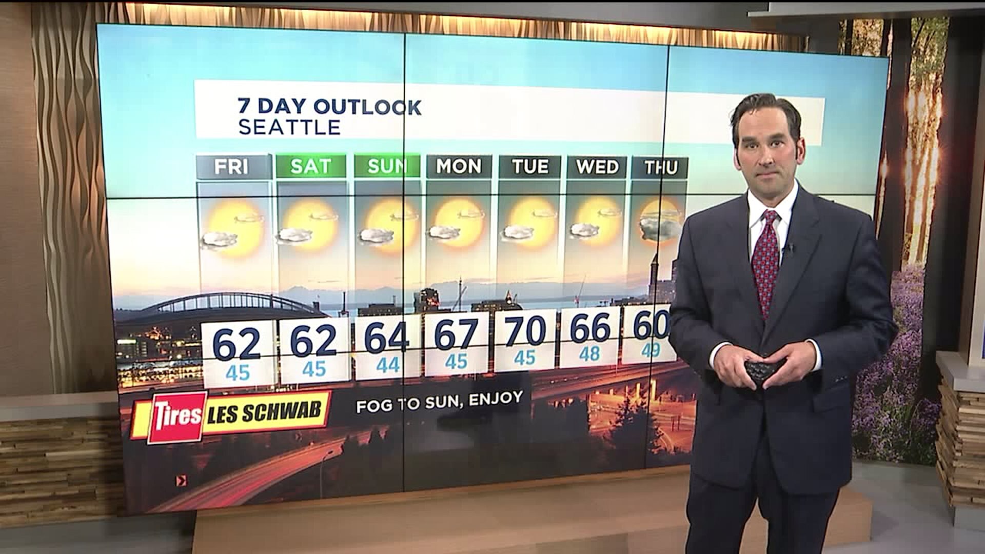 Q13 News evening weather forecast
