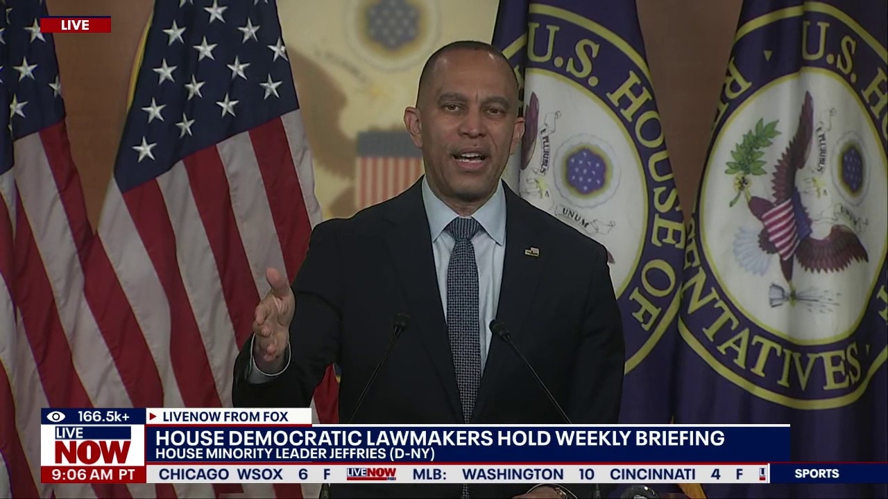 Rep. Hakeem Jeffries criticizes GOP policies