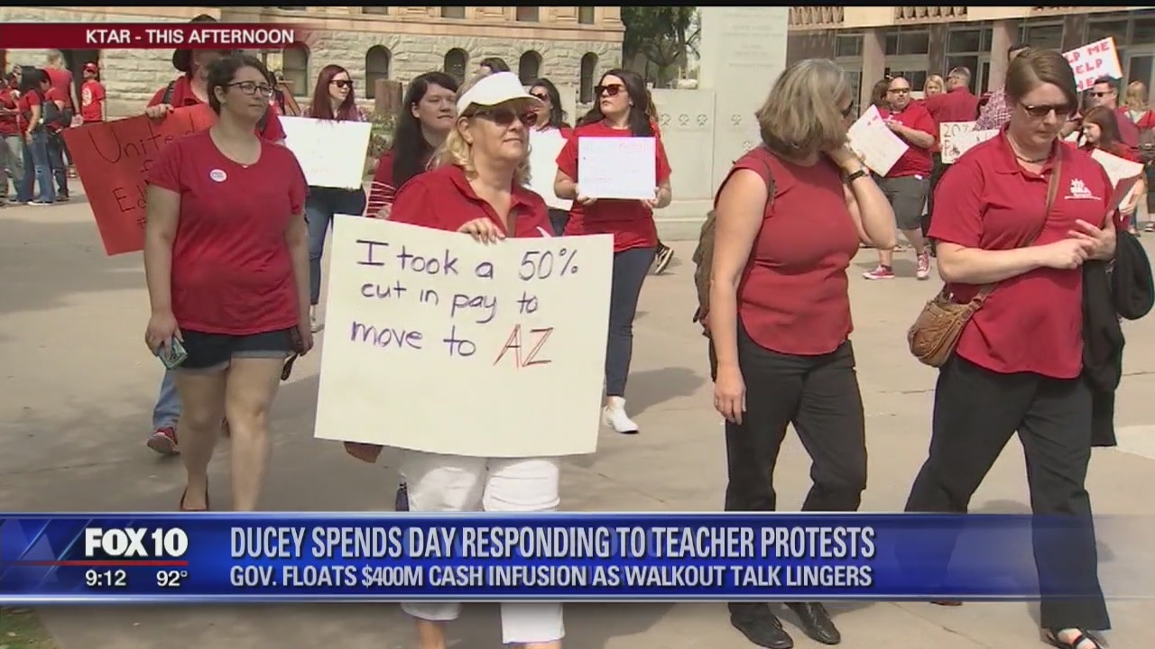 Governor says threat of strike "political"