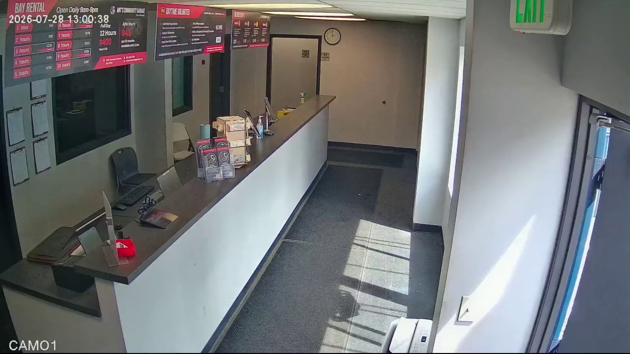 Surveillance video captures alleged arson attack on Seattle community garage