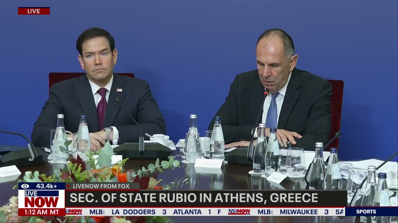 Sec. Rubio speaks in Athens, Greece