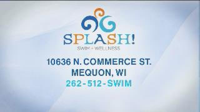 Laura hangs poolside at Splash! Swim & Wellness