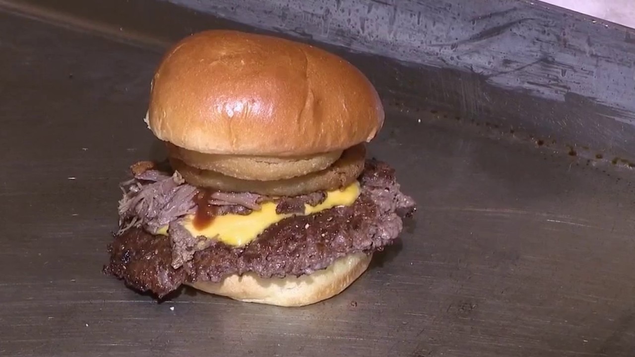Burgers with Buck: Smash burger at State Farm Arena