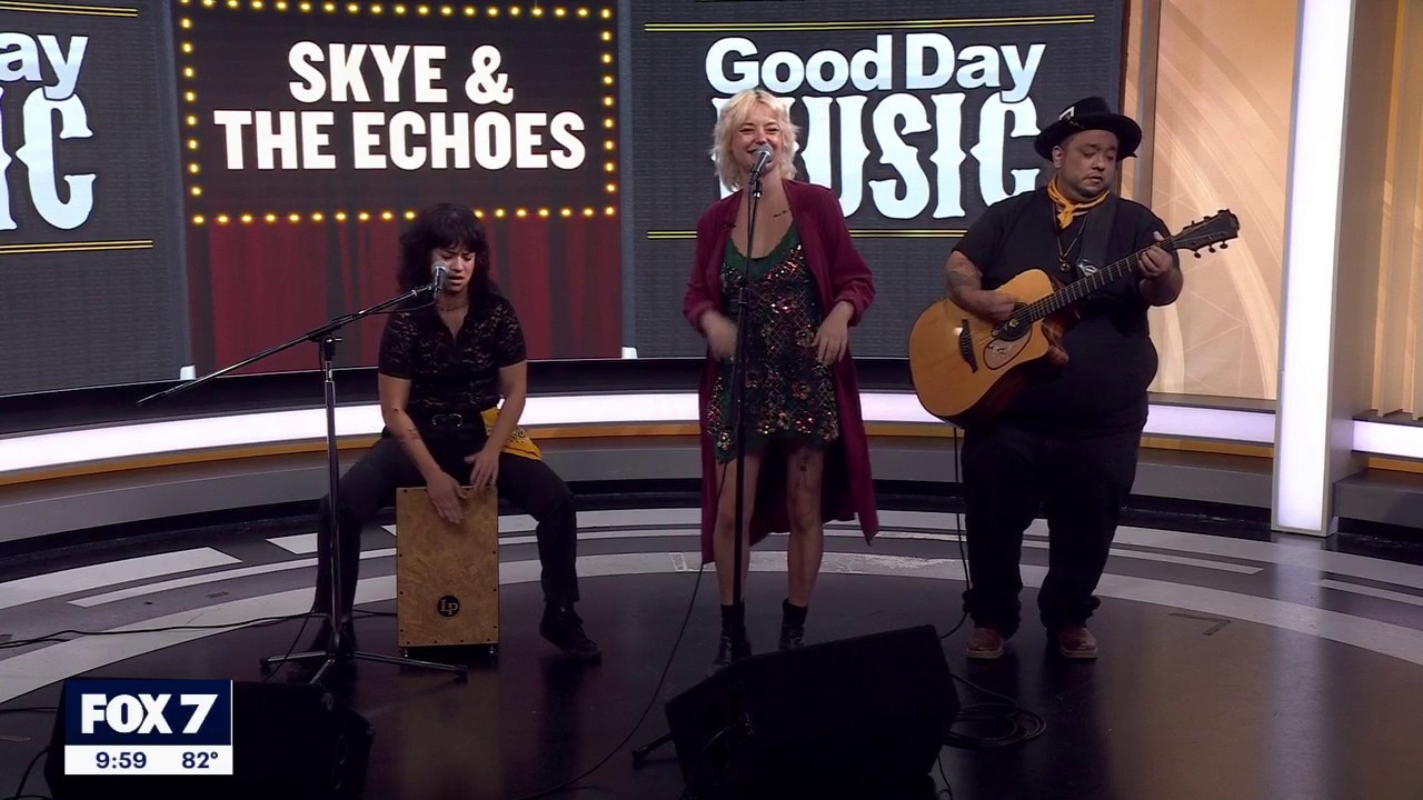 Skye & The Echoes in FOX 7 Austin studios