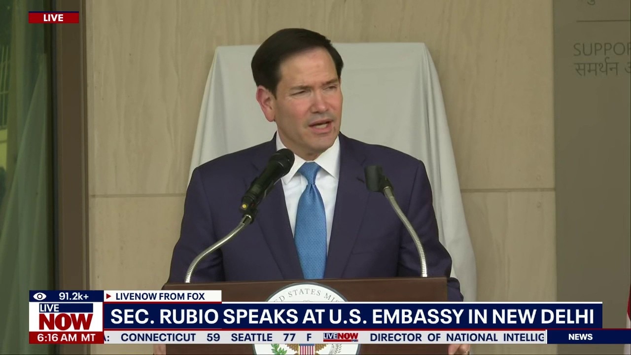 Rubio speaks on US-India partnership in New Delhi