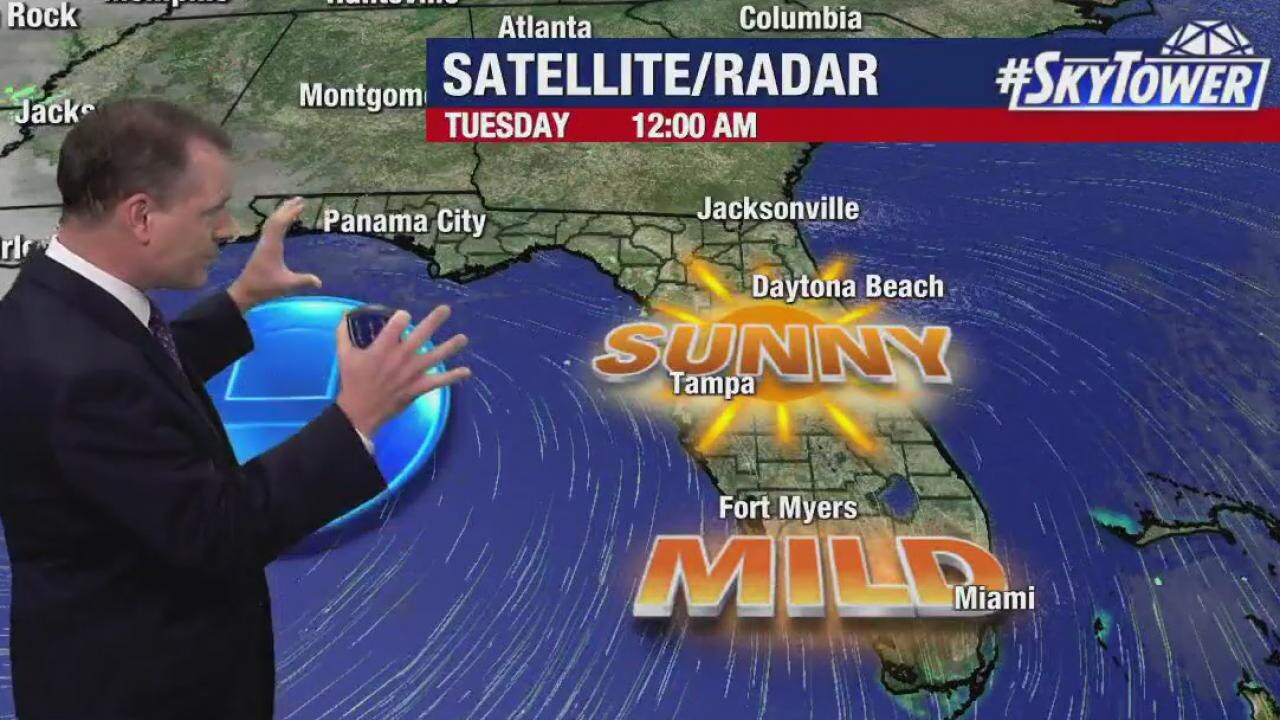 Tuesday morning forecast