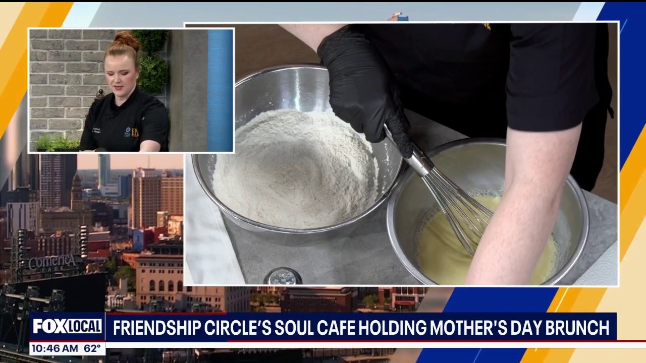 Soul Cafe making Lemon Ricotta Pancakes