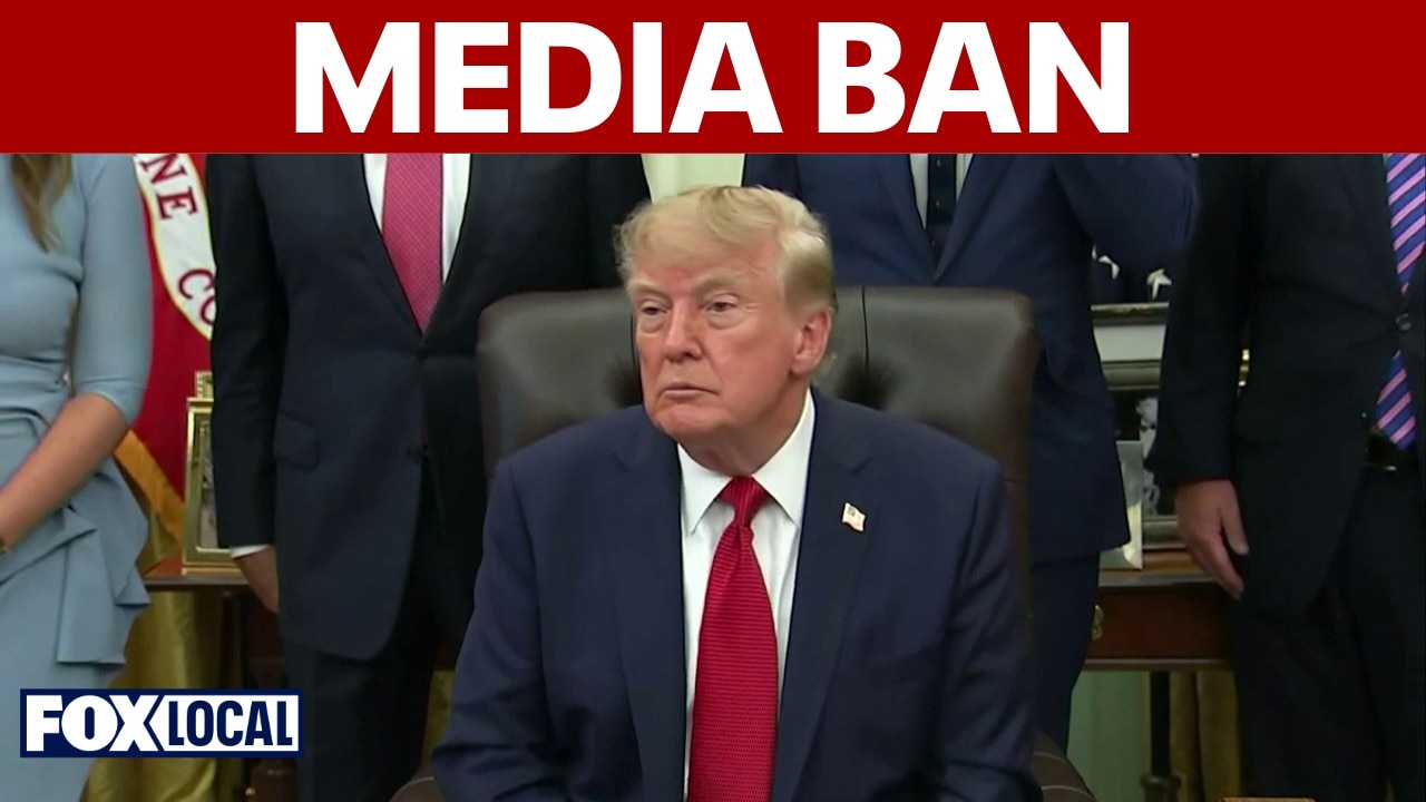 Trump bans CNN, MSNOW, Politico from White House