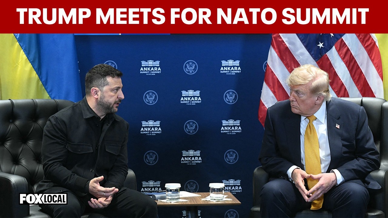 Trump meets for NATO summit in Turkey