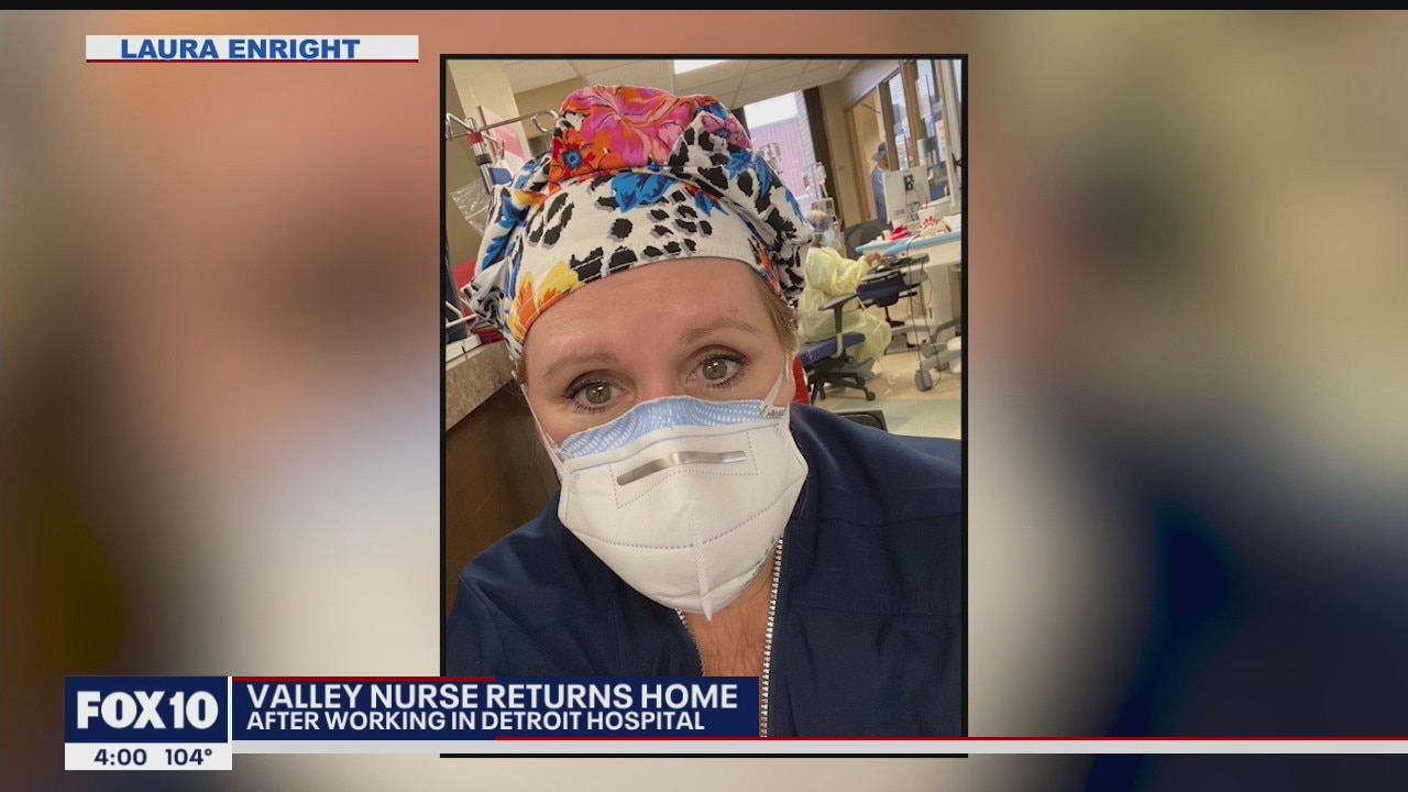 Valley nurse volunteers to battle COVID-19 fight in Detroit