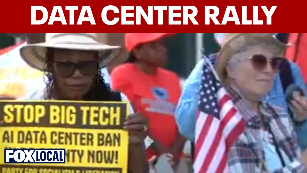 Opposing sides clash at data center rally in Prince George's County