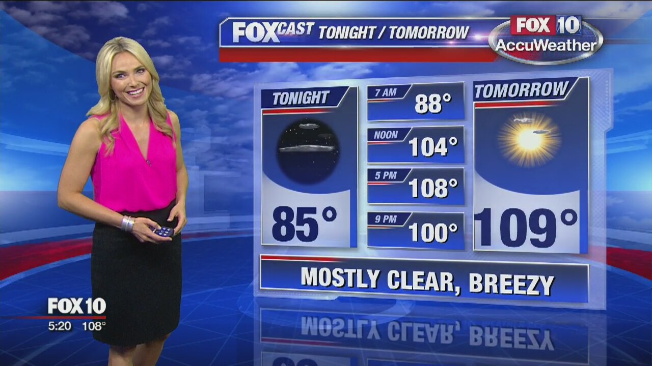Evening forecast - 7/5/16