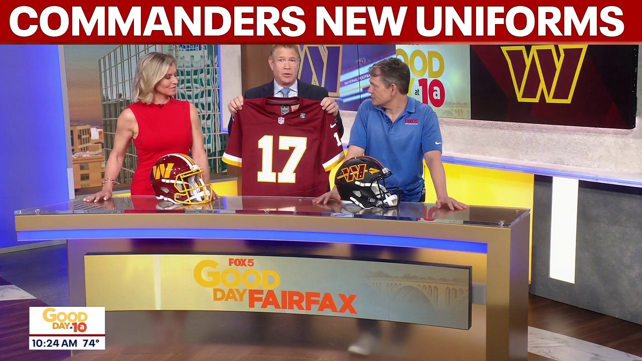 Washington Commanders unveil new 2026 uniforms