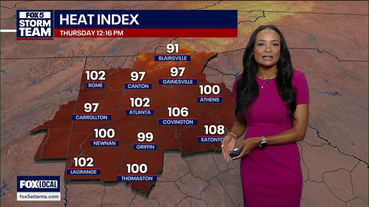 Thursday midday weather forecast