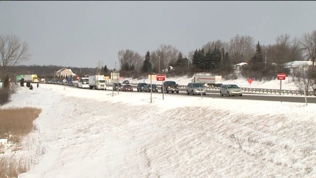 "It was really bad!" Slippery road conditions cause temporary shut down on Highway 41/45