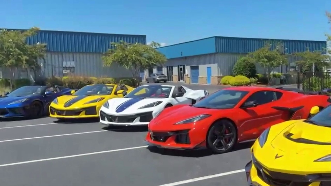 Chevy unveils new Corvettes at Atlanta Motorsports Park