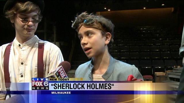 Laura gets dressed up on costume, talks with cast about the show