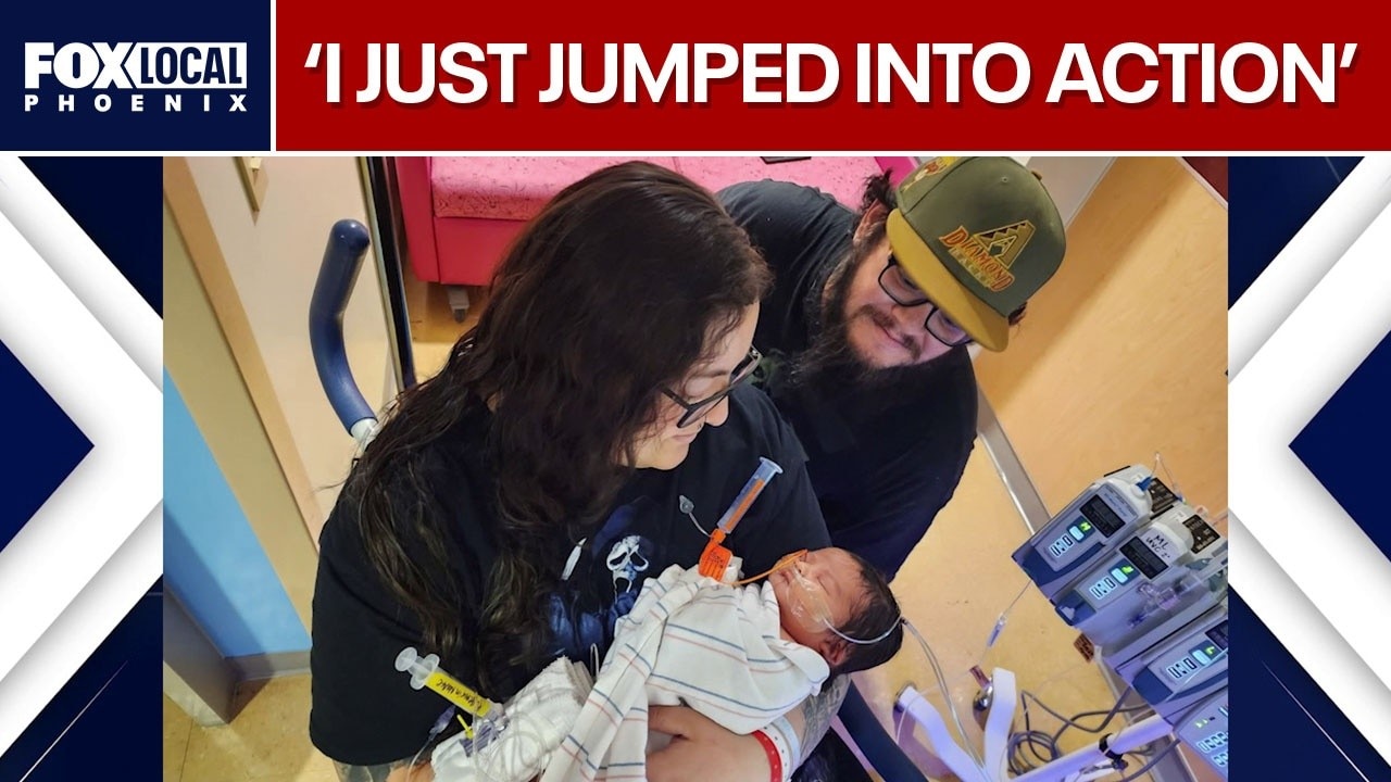 Baby saved by CPR-trained postal worker