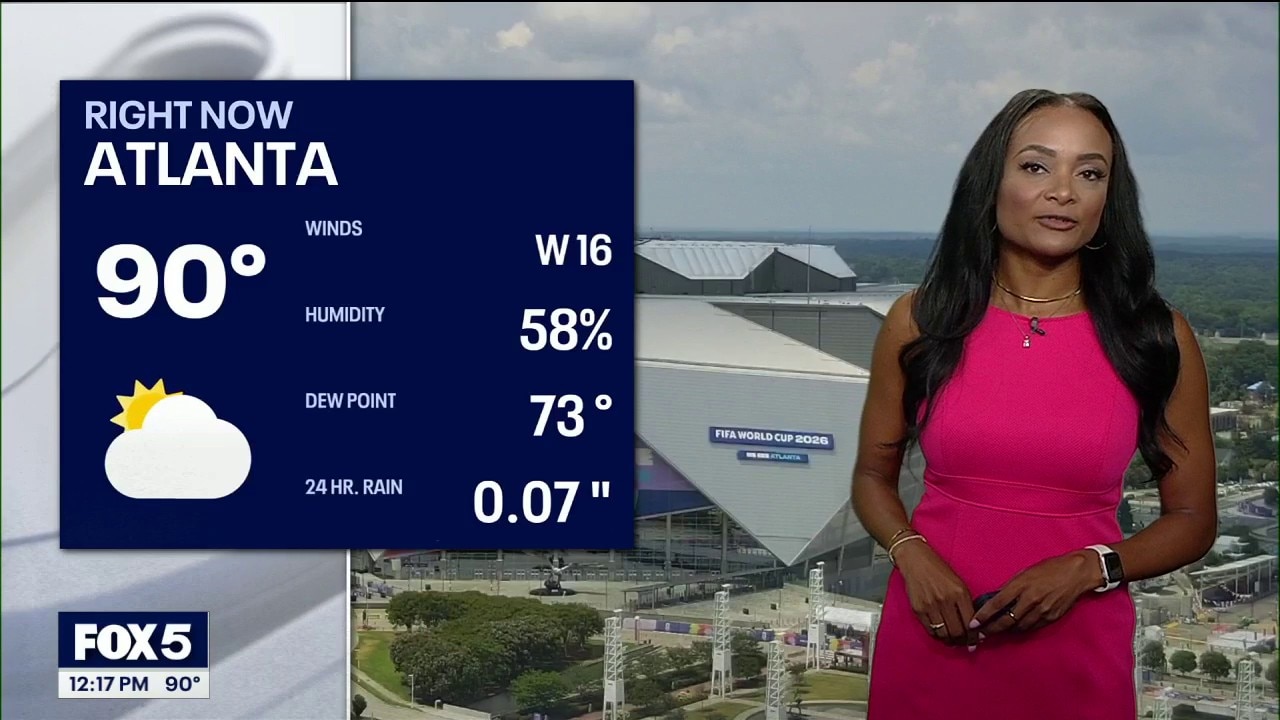 Friday midday weather forecast
