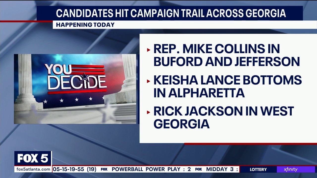 Campaign stops for Monday, Oct. 26, 2026