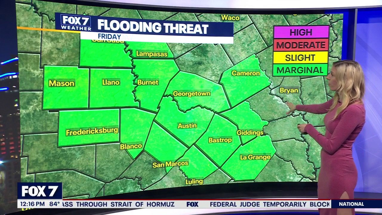 Austin weather: More rain on the way