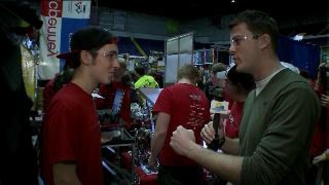 Chip gets a behind the scenes look at FIRST Robotics Competition