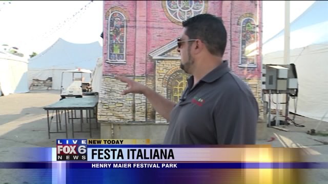 Carl previews Festa Italiana at Henry Maier Festival Park