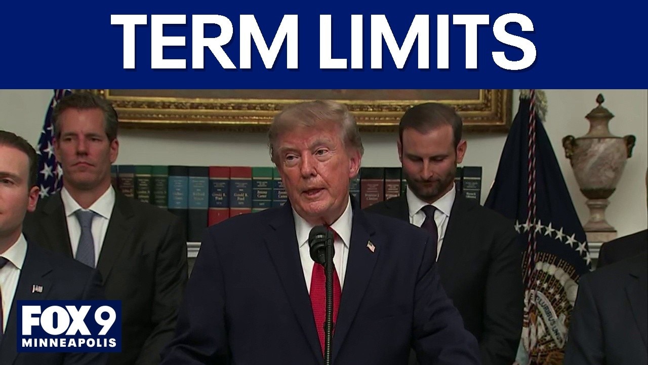 Trump talks term limits during McConnell absence