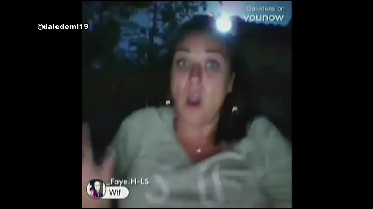 Woman catches large fireball on camera