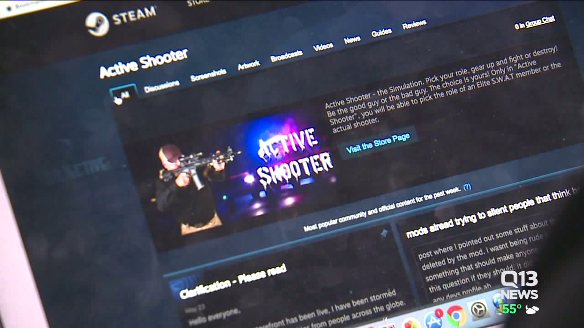 Video publisher Valve dropping `Active Shooter` video game