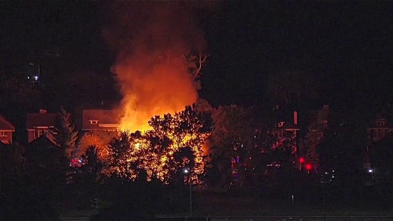 Massive house fire on Detroit's west side early Tuesday morning
