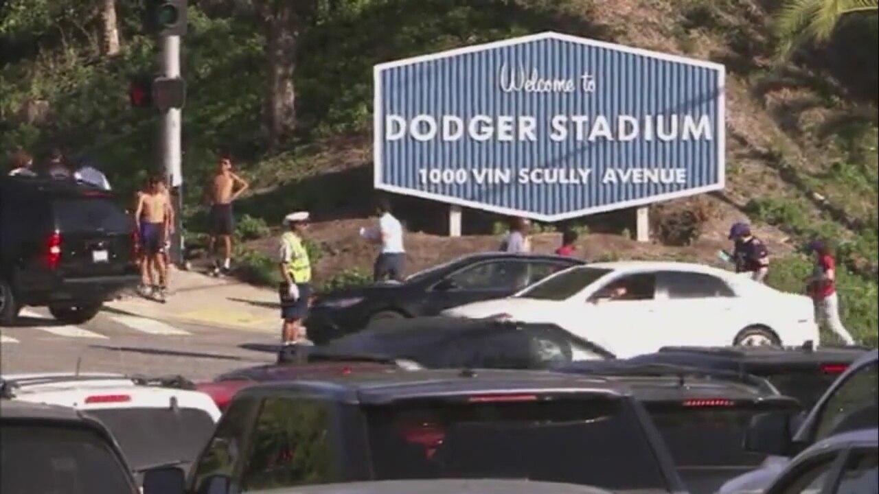 Tight security at Dodger Stadium for Game 6