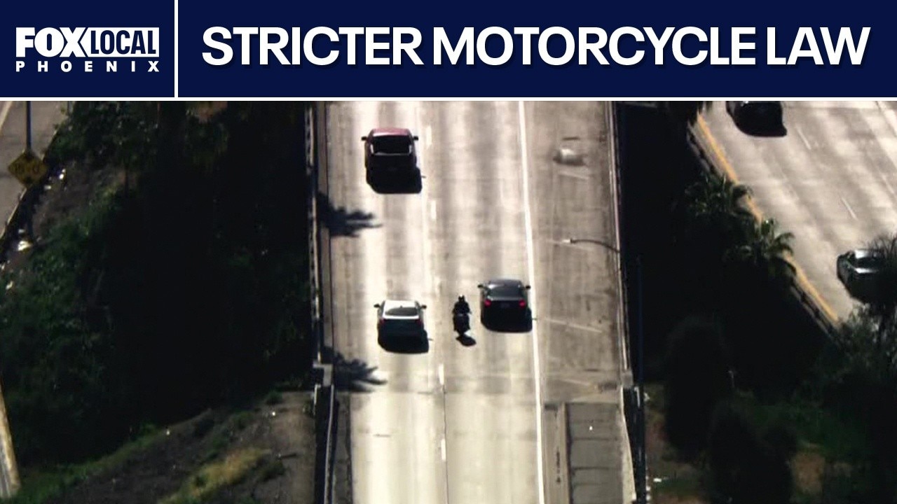 New Arizona law cracks down on lane splitting