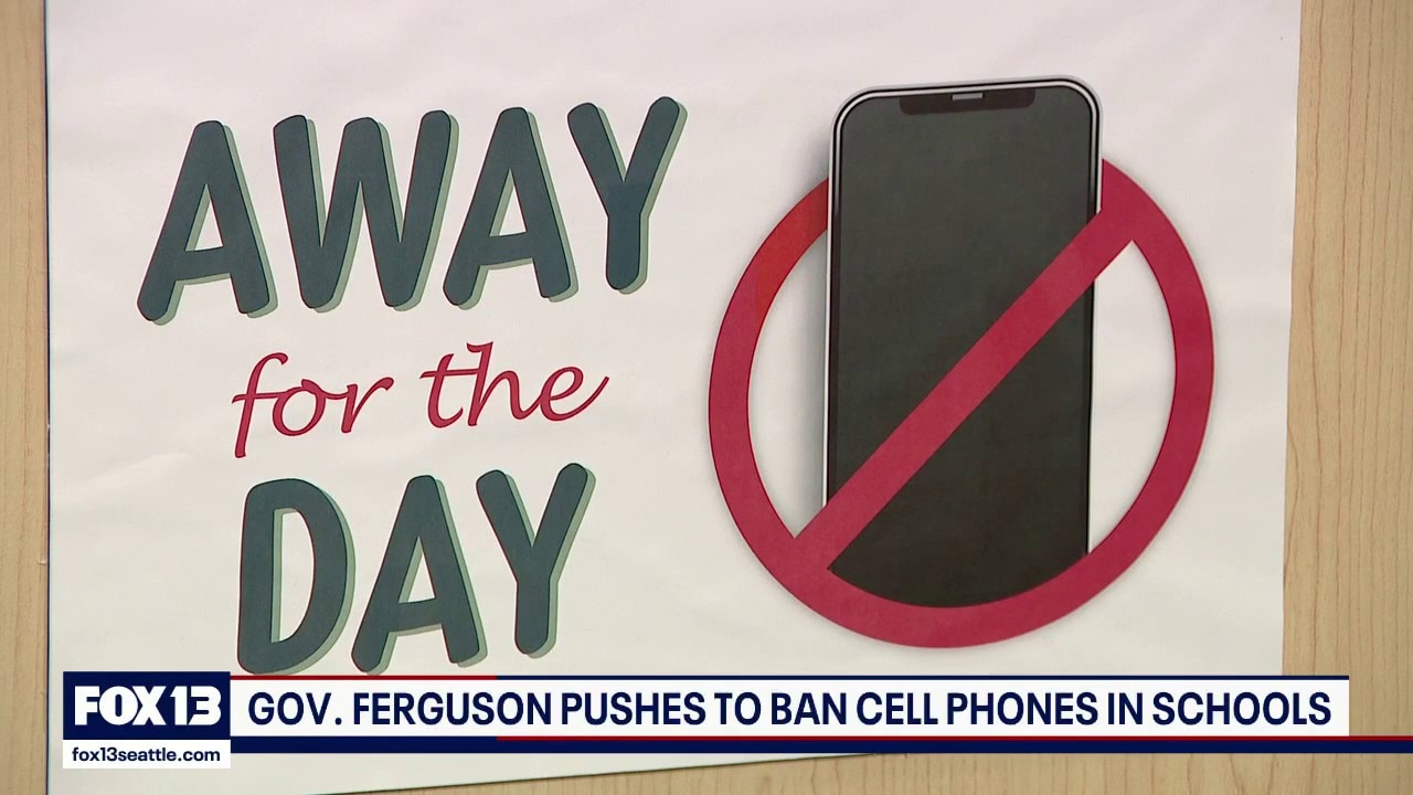 Governor pushes statewide school cell phone ban