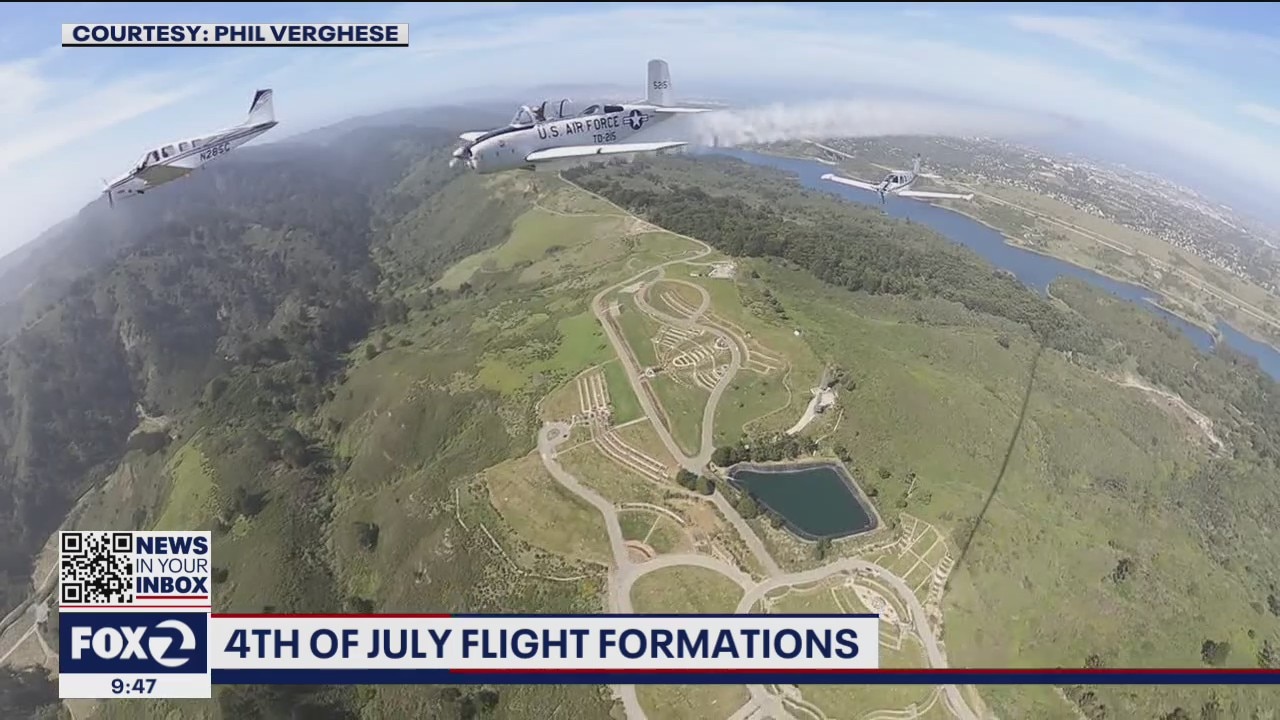 4th of July flight formations