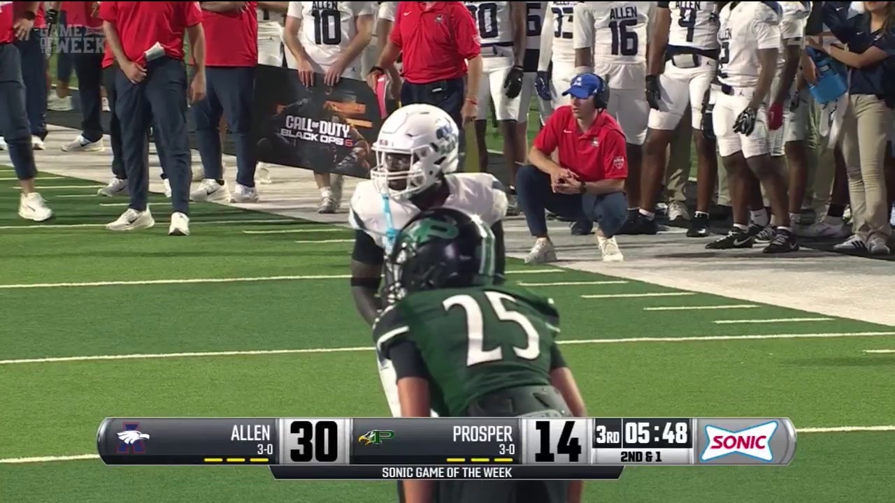 Second half: Allen vs. Prosper