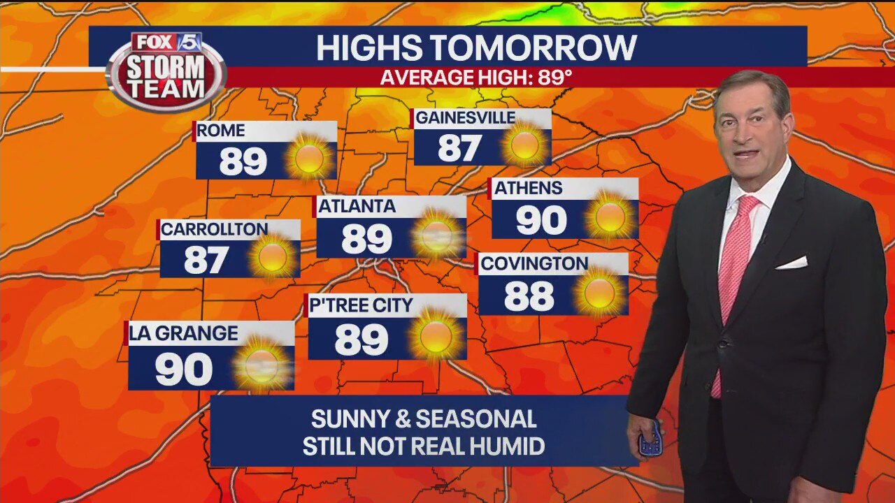 Thursday evening forecast