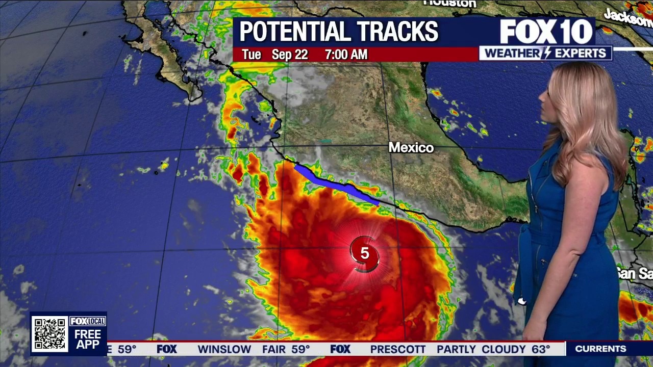 Tracking Hurricane Polo and Arizona rain potential
