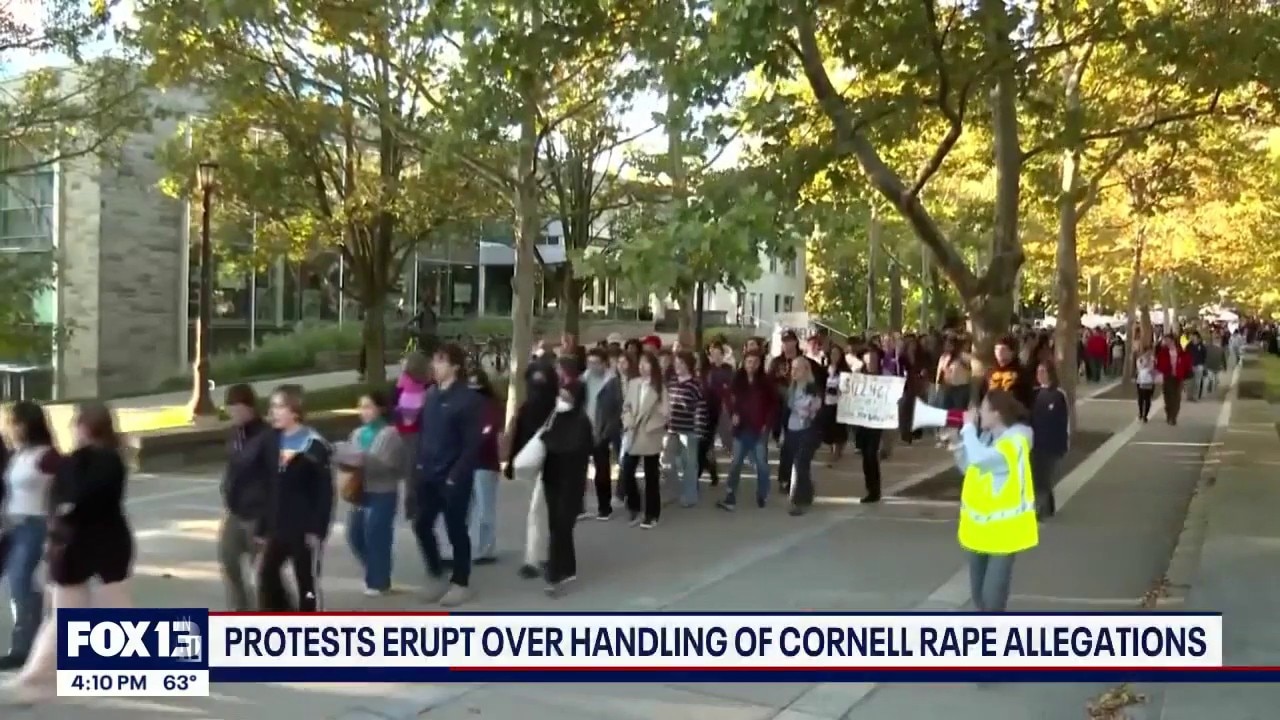 Protests erupt over handling of Cornell rape allegations