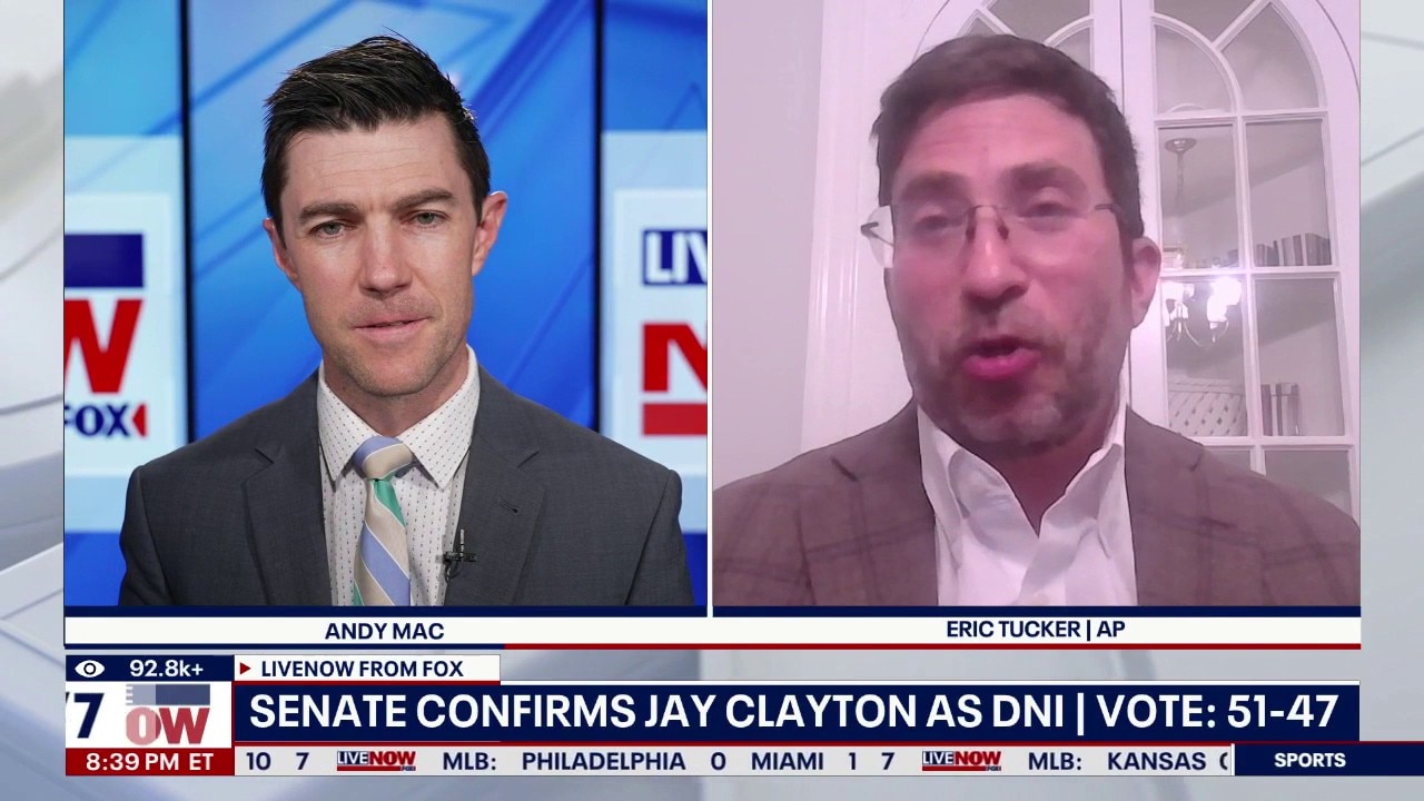 Jay Clayton confirmed as nation's intelligence director