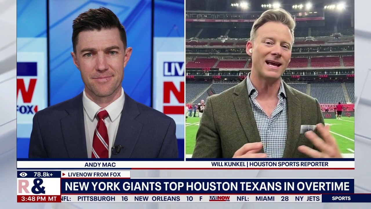 Giants top Texans in overtime
