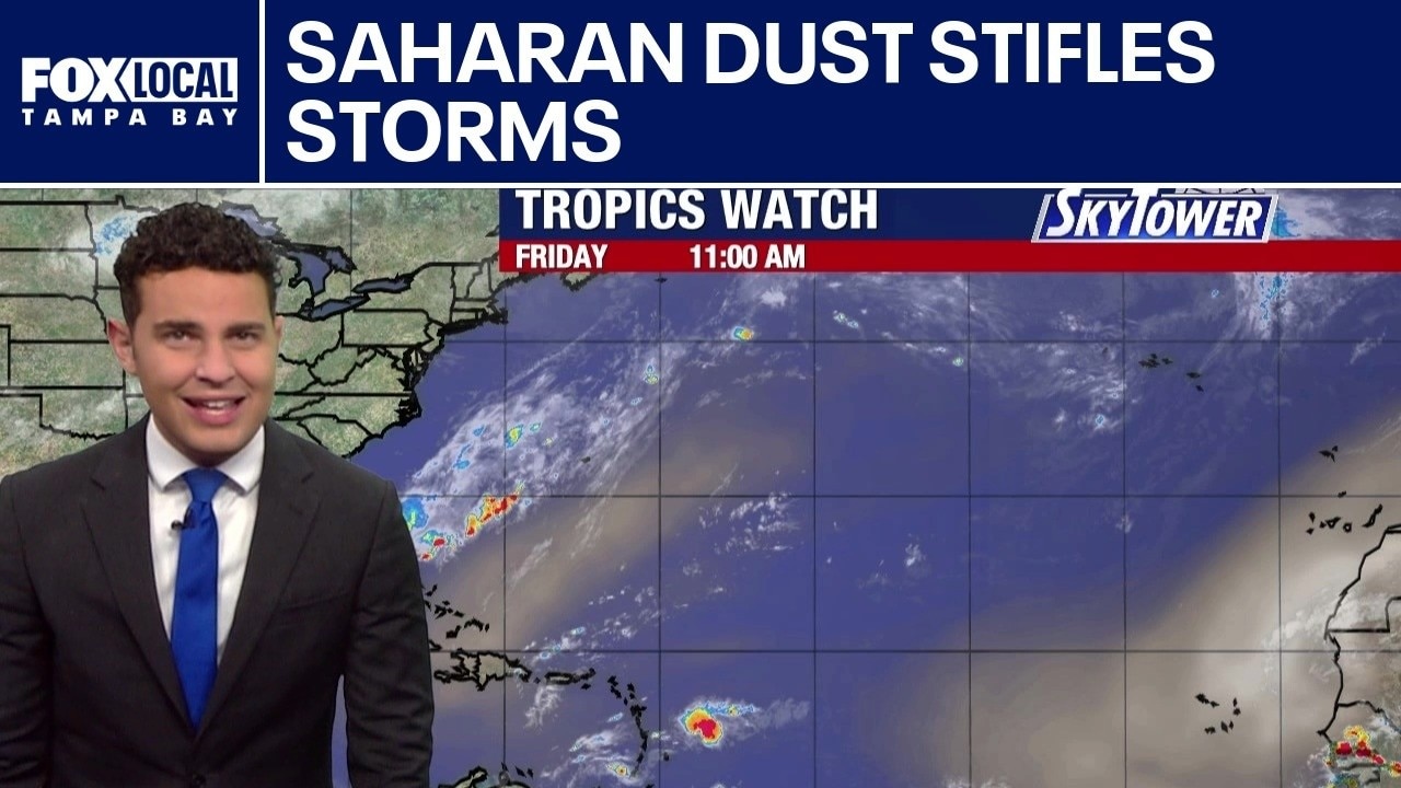 Saharan dust stifles storms