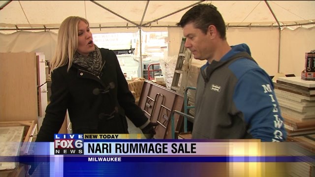Laura previews NARI Rummage Sale